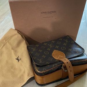 Vintage Monogram Cartouchiere PM